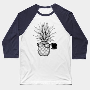 Pineapple Friend - fruit, glasses, drawing Baseball T-Shirt